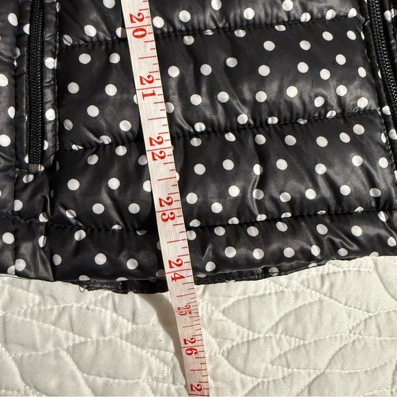 Tommy Hilfiger Black and White Polka Dot Vest size Small - Picture 7 of 7